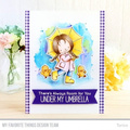 Stempel - My Favorite Things - Rain or Shine - dziewczynki z parasolkami