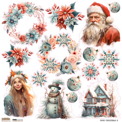 Naklejki papierowe - ScrapLove - Boho Christmas 2