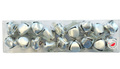 Dzwoneczki metalowe srebrne 2,5cm