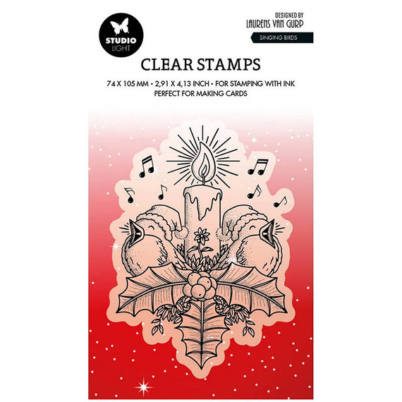 Stempel przezroczysty - StudioLight - Singing birds ptaszki stroik