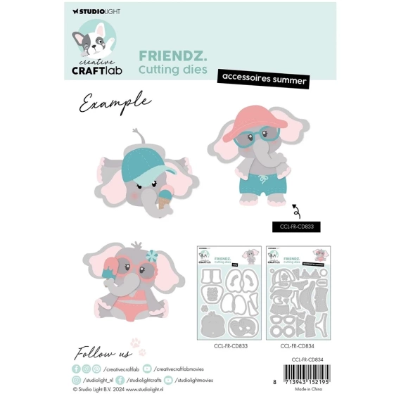 Wykrojnik - StudioLight - Accessoires summer friends ubrania i akcesoria