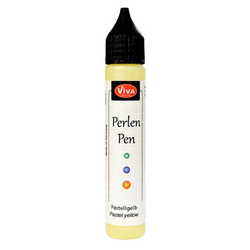 Perlen Pen - Viva Decor - Light yellow 202 żółte perełki w płynie