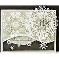 Wykrojnik - Cheery Lynn - Snowflake Doily w/Angel Wing - DL279 śnieżynkowa serwetka