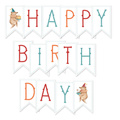 Papierowy banerek / die cut - P13 - Happy Birthday 15szt