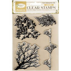 Stempel przezroczysty - Herbarium Silvae drzewa - Stamperia