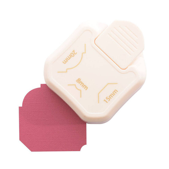 Dziurkacz ozdobny narożnikowy 3w1 - 8mm, 15mm, 20mm - Vaessen Creative