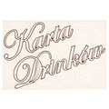 Tekturka Karta Drinków napis  - Scrapiniec