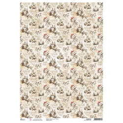 Papier ryżowy do decoupage A3 - Ciao Bella - Winter Season Cozy Wonder Vibes