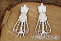 Tekturka - Love in 3D - big Bride Model 2pcs - duży Manekin Pani Młodej ze stelażem 2szt - Scrapiniec