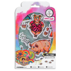 Stempel gumowy - Studio Light - Miss Piggy świnki