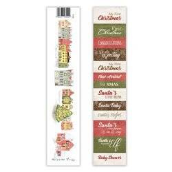 Papier do scrapbookingu 5x30 pasek - Lexi Design - Christmas in Town 04