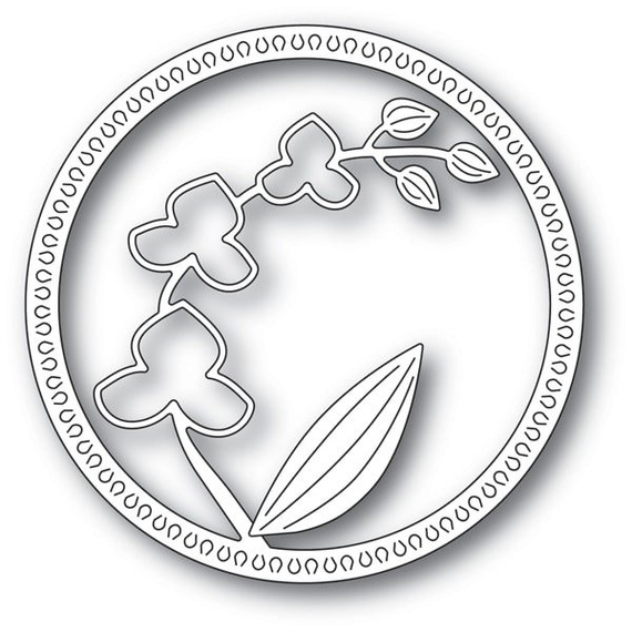 Wykrojnik - Memory Box - Delicate Orchid ramka orchidea