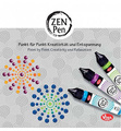 Farba z aplikatorem do robienia kropek Zen Pen - Viva Decor - Szmaragdowy
