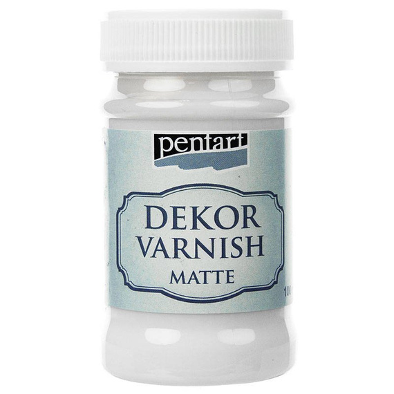 Lakier matowy do farb kredowych Dekor varnish matte 100ml - Pentart