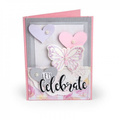 Wykrojnik + stempel Sizzix Framelits - Let's Celebrate by David Tutera 