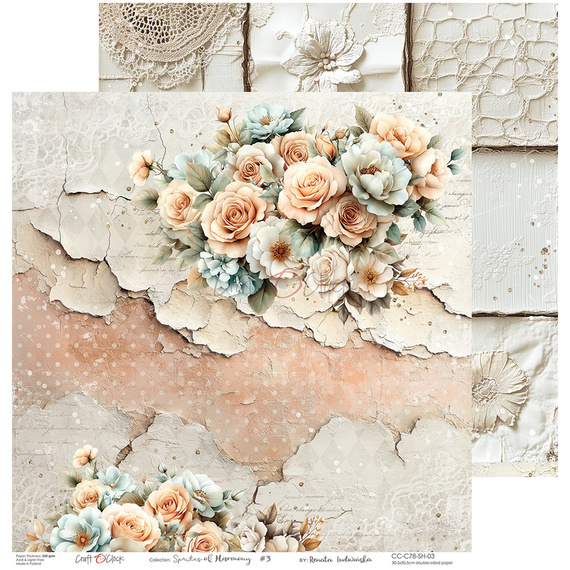 Zestaw papierów do scrapbookingu 30x30 - Craft o'clock - Sprites of Harmony