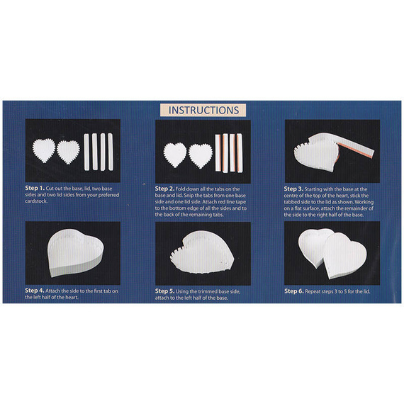 Wykrojnik Tattered Lace - Heart Box - pudełko w kształcie serca