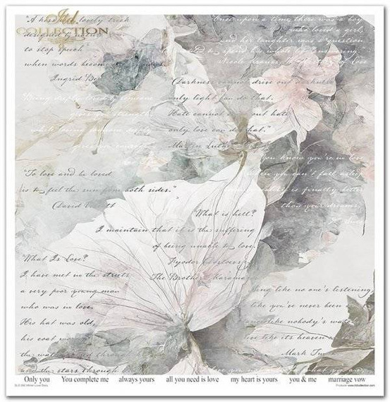 Zestaw papierów do scrapbookingu 30x30 - Itd Collection - Winter Love Story