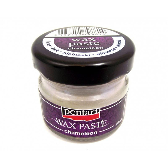 Pasta woskowa chameleon - wax paste - niebieska / blue 20ml - Pentart