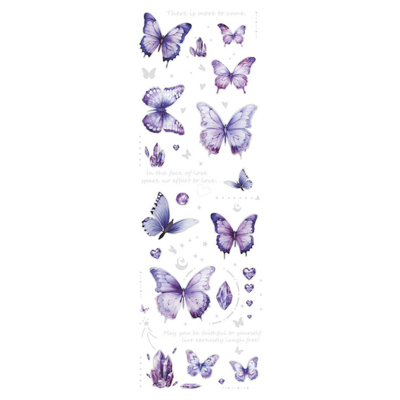 Naklejki foliowe - Fioletowe motylki