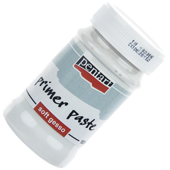 Gesso soft 100ml podkład biały promer paste - Pentart