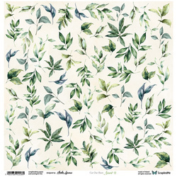 Papier do scrapbookingu 30x30 - ScrapAndMe - Leaves 11 - arkusz do wycinania