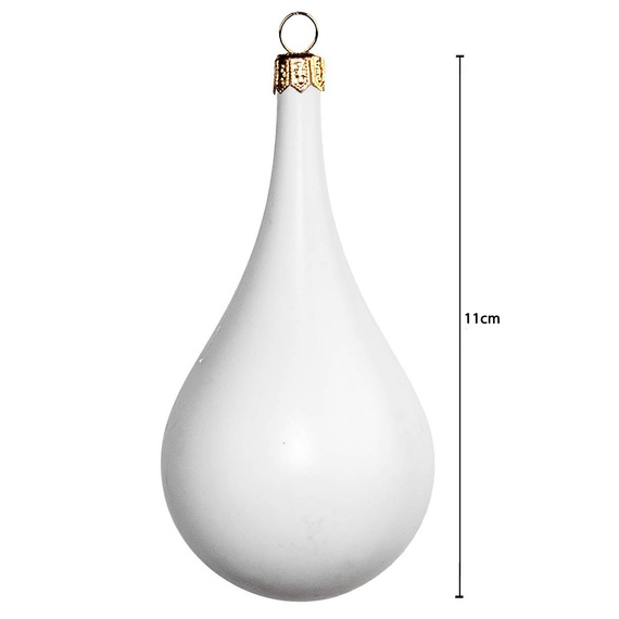 Bombka plastikowa kropla 110mm