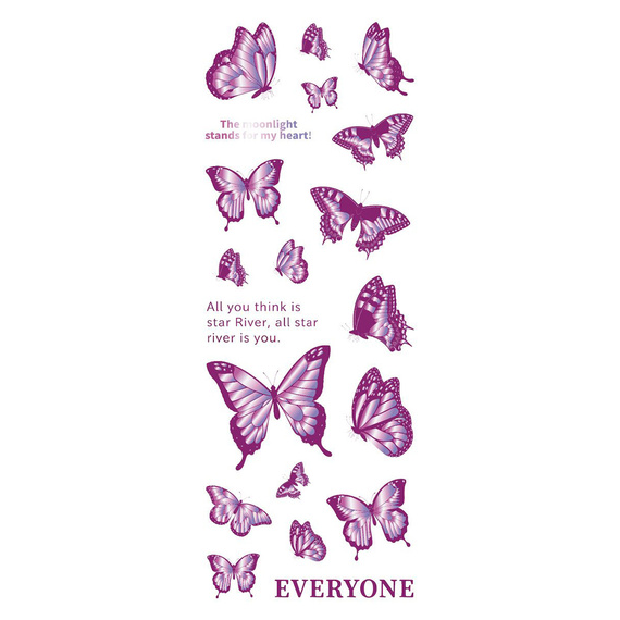 Naklejki foliowe - Kolorowe motylki