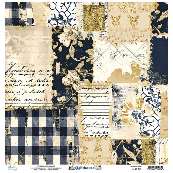 Papier do scrapbookingu 30x30 - Mintay - Lighthouse 02