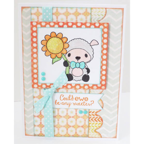 Stempel - Pink & Main - Eggstra Special Ewe - owieczka Wielkanoc