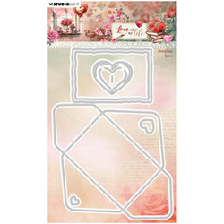 Wykrojnik do papieru - StudioLight - Sending Love list koperta