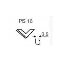 Narożnik metalowy PS16 złoty - 1szt