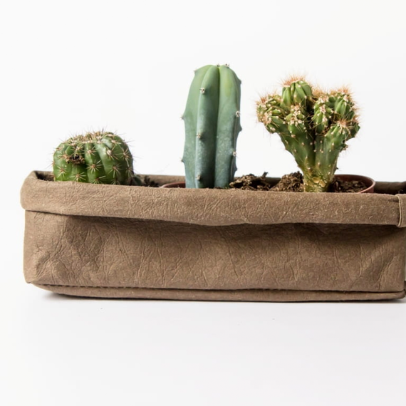 WASHPAPA papier do szycia - Aged Czekolada - arkusz ok.48x48cm