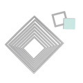 Wykrojnik Sizzix  Framelits Squares - KWADRATY 8 szt. 657565