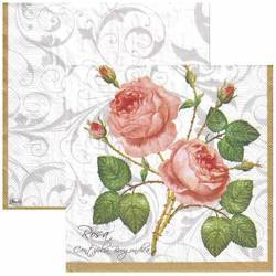 Serwetka 33x33cm - Róże