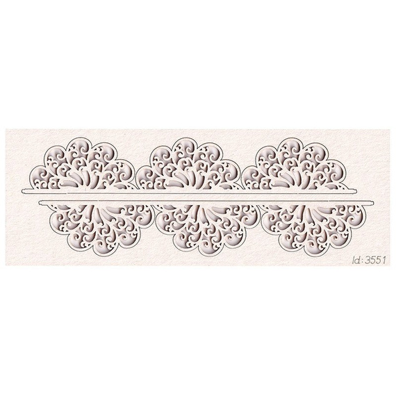 Tekturka Doily Lace - Lace borders 03 - Koronkowe bordery 03 - Scrapiniec