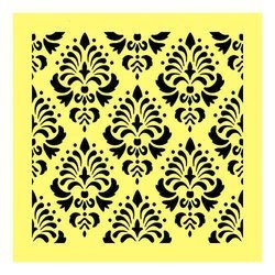 Maska / szablon 16x16cm - ST0201 damask