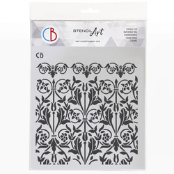 Szablon Home Deco 22x22cm - Ciao Bella - Tapestry Treasures kwiaty ornamenty