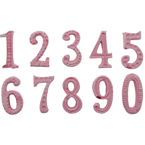 Foremka silikonowa - Stafil - Numbers cyfry