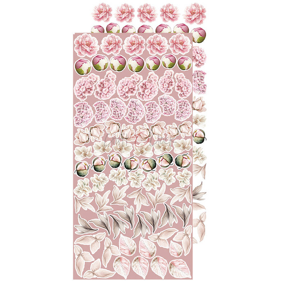 Rose Emotions zestaw dodatków do scrapbookingu - Craft o'clock - Flowers