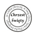 Stempel - koło - Chrzest święty - Agateria 7822225