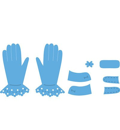 Wykrojnik - Marianne Design - Gloves LR0336 rękawiczki