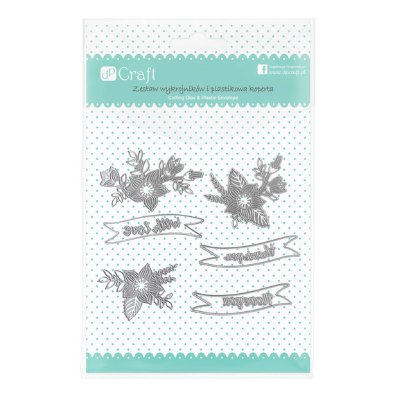 Wykrojnik - DPCraft - Kwiaty i słowa