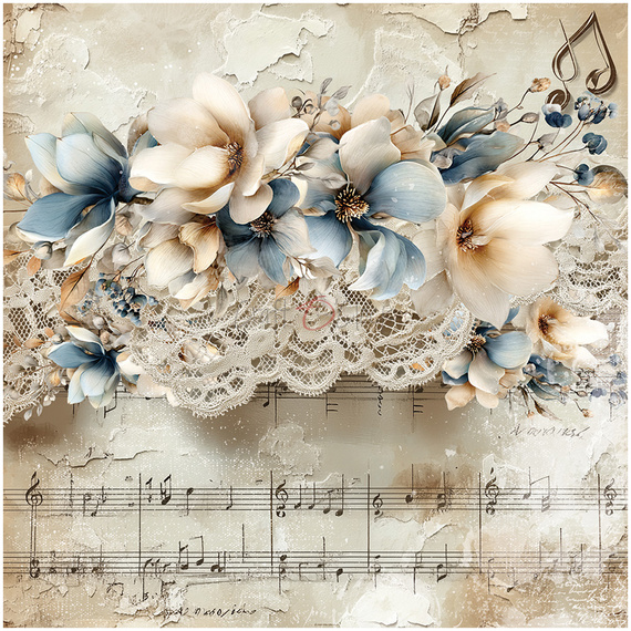 Zestaw papierów do scrapbookingu 20x20 - Craft o'clock - Melody of My Soul mix