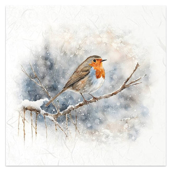 Zestaw papierów ryżowych - ptaszki na gałązce - RSM150 - Itd Collection