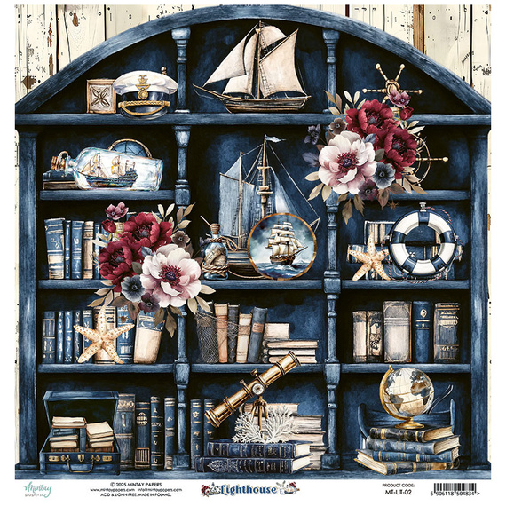 Papier do scrapbookingu 30x30 - Mintay - Lighthouse 02