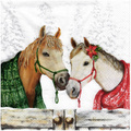 Serwetka do decoupage 33x33cm - Winter horses konie
