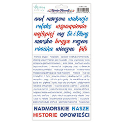 Naklejki - Mintay - Riviera Moments - Słowa polskie