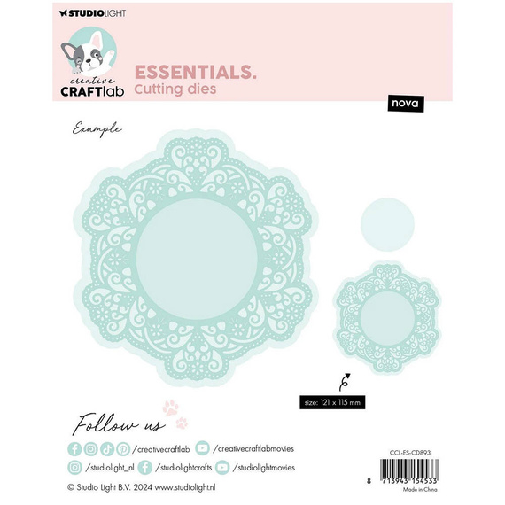 Wykrojnik do papieru - StudioLight - Nova Essentials ramka serwetka