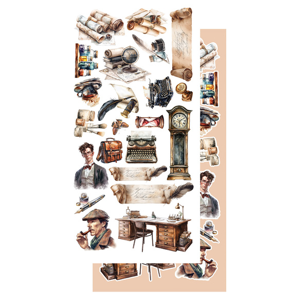 Zestaw papierów do scrapbookingu 15x30 - Alchemy of Art - Behind Closed Doors